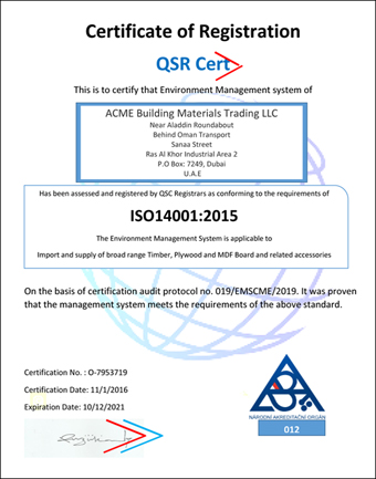 ACME - ISO- 14001